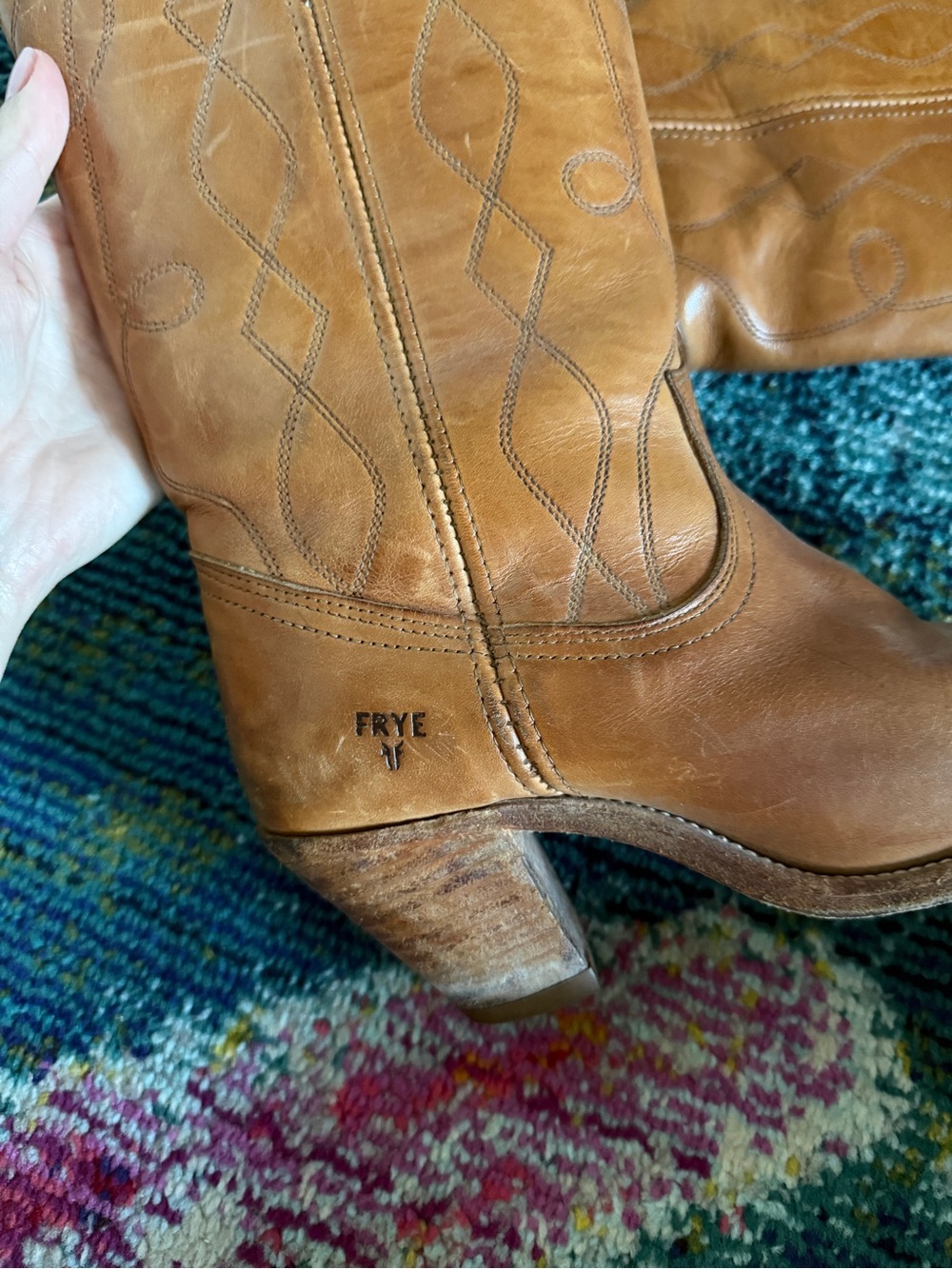 Vintage Frye Western Boots - Picture 8 of 8